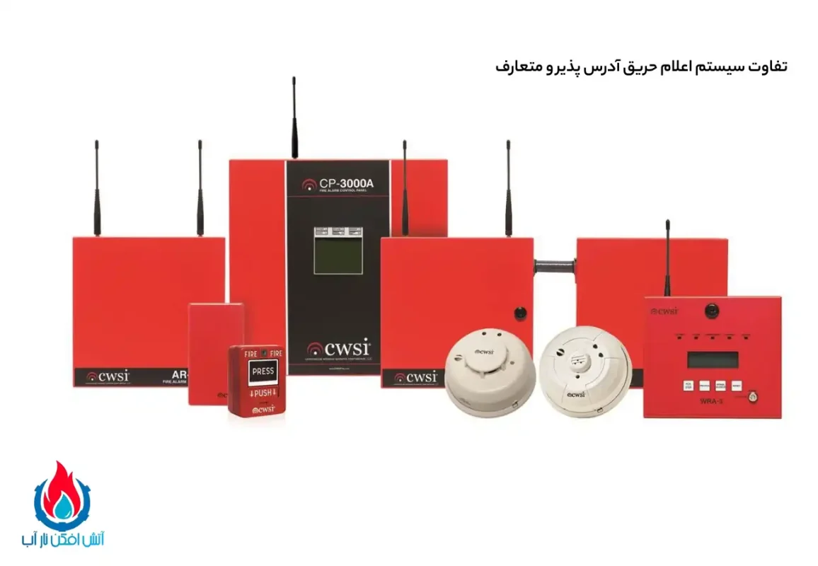 تفاوت سیستم اعلام حریق آدرس پذیر و متعارف چیست؟